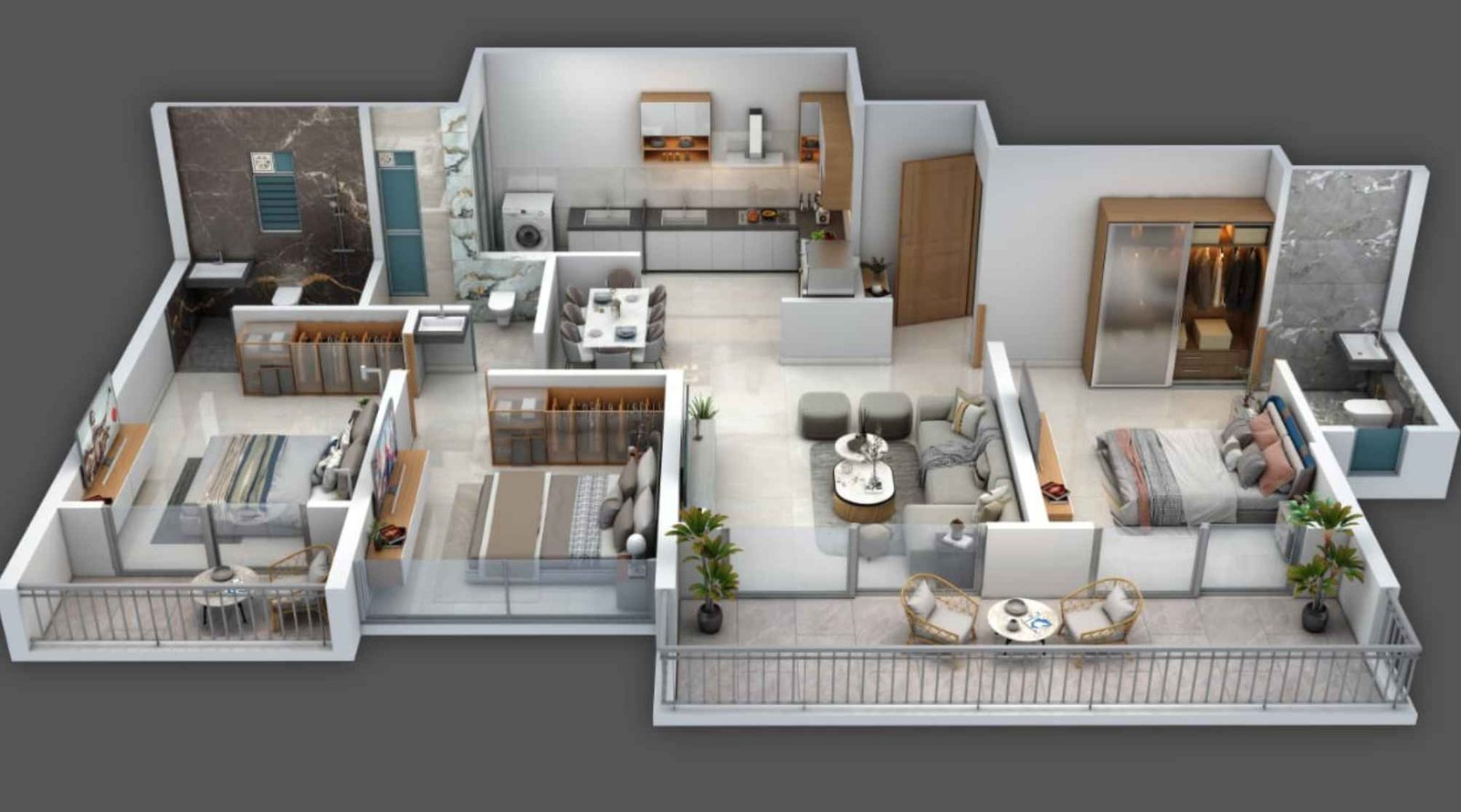 ADG-Glory-3-BHK-Unit-Plan